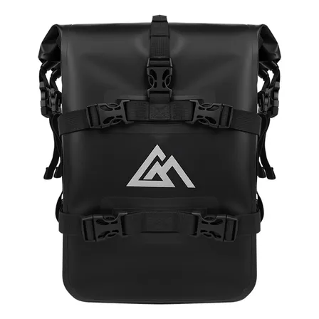 Bolso Impermeable Para Defensa De Moto 13 L Porta Herramientas Negro
