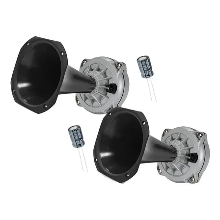 Combo Driver Bd 250 X + Cornetas Largas O Cortas Capacitores
