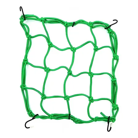 3 Redes Pulpos 40x40 Elástico 6mm 6 Ganchos Acero Cobertura