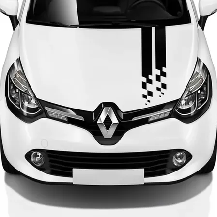 Calco Franjas Para Capot Renault