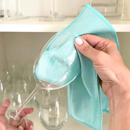 Paño Microfibra Laffitte Para Vidrios 30x35cm Sin Pelusa
