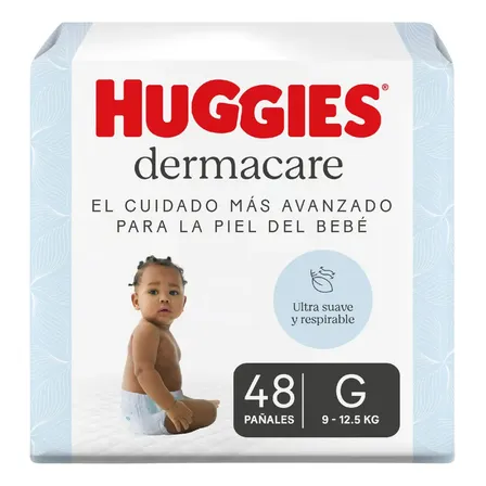 Pañales Huggies Dermacare 3/G 48 un