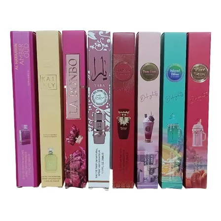 Pack X 8 Perfumes Tubito Fragancias Arabes X 35ml Mujer