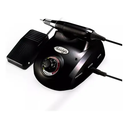 Torno Eléctrico Para Uñas Profesional Duga 35.000rpm D5020 Color Negro