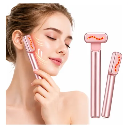 Masajeador Facial Con Terapia De Luz Roja