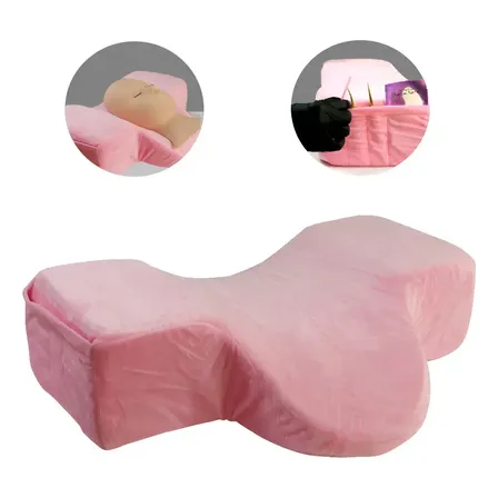 Almohada Para Extensiones De Pestañas Rosa Cherimoya Rosa