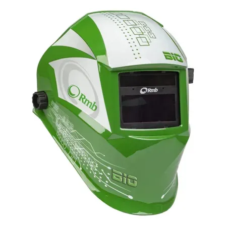 Máscara Fotosensible RMB Bio Verde Con Sensores Y Sombra Ajustable