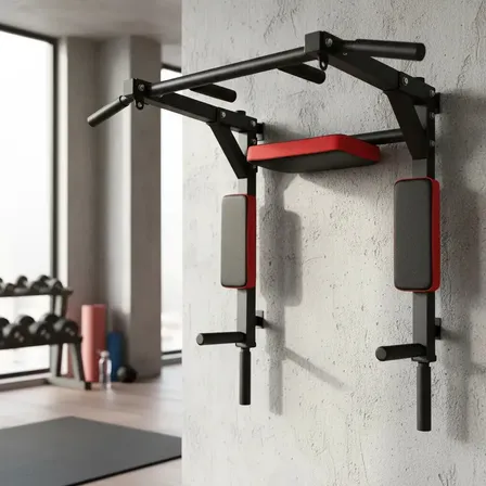 Barra Pull Up De Dominadas Crossfit Newtek 2791 Negro Desmontable Pared Paralela Mutifuncional 8 En 1 Marco Puerta Agarre Dorsales Pectorales Abdominal 320 Kilos