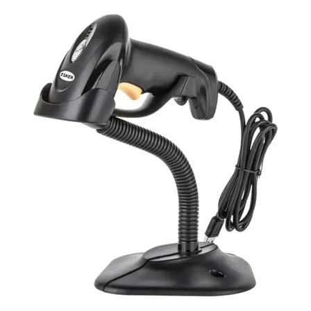 Lector De Código De Barras Con Soporte Sker 1d Modelo Lcb1d-001 Usb Imager Laser Lineal
