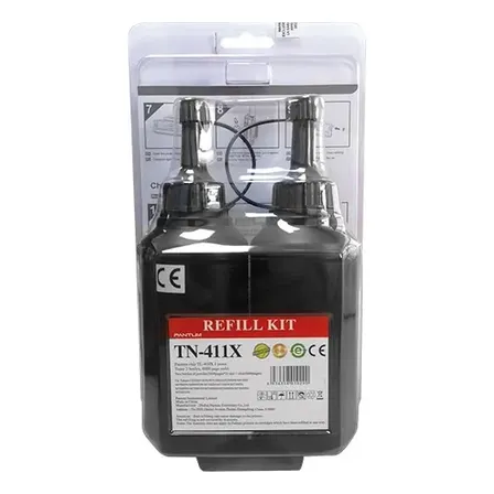 Kit De Recarga Pantum Tn-411x P3010 P3300 P3310 M6700 M7300 Tinta Negro
