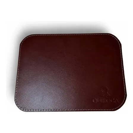 Mouse Pad Quiroga Cuero Legitimo Para Escritorio