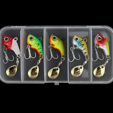 Señuelos Vib Spinner Pesca 5 U 2.2 Cm 5 G 5pcs/box-7g