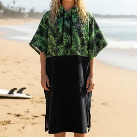 Poncho Cambiador Unisex Toalla De Secado Rapido Grins Surf
