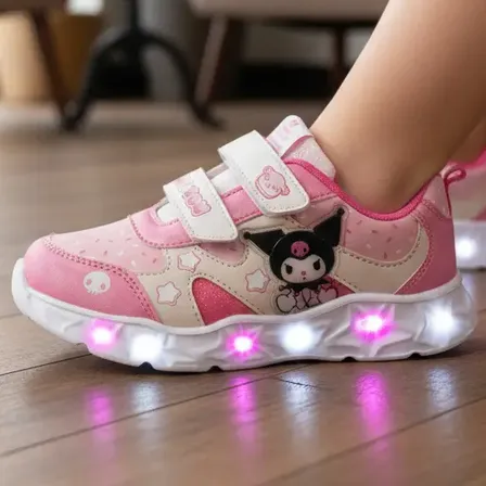 Zapatillas Kuromi Niñas Luz Led Footy Pro Sanrio