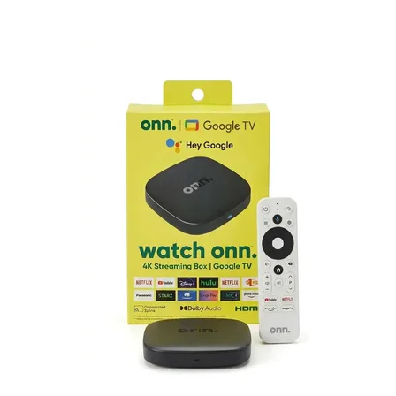 Convertidor Smart Tv Box Onn 4k Google Tv Chromecast Android TV Apps Netflix Stremio Sup