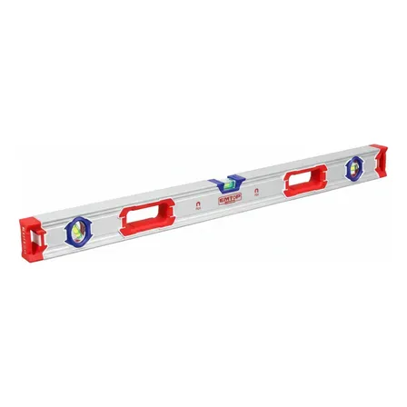 Nivel De Aluminio Magnetico 100 Cm Emtop 3 Burbujas De Mano