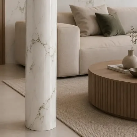 3 Rollos Vinilo Autoadhesivo Simil Marmol Calacatta De 2mm Es Espesor Revestimiento De Pared De 120cm Ancho X 300cm De Largo 3.6m2 Cada Uno ( 10.8m2 Totales) Marca Holzboden