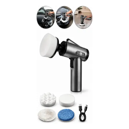 Pulidora Orbital Autos Inalámbrica 80w 3 Velocidades Bateria Abrillantadora De Autos Pulidora De Mano Mini Pulidora Pulidora Sin Cable Pulidora A Bateria Kit De Pulido