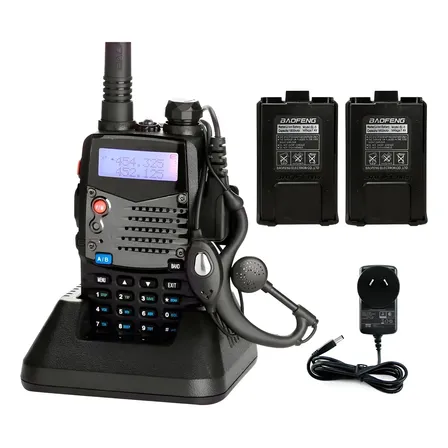 Handie Walkie Talkie Baofeng Vhf/uhf Uv5r Recargable 128 Ch.
