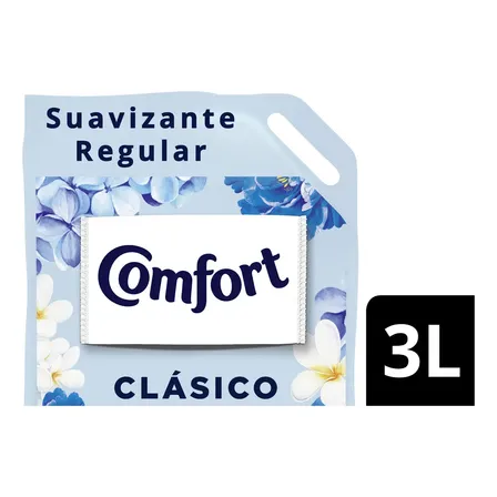 Suavizante Para Ropa COMFORT Clásico Cápsulas de Fragancia 3 L Doypack
