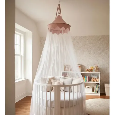 Mosquitero Tul Cama/cuna Con Apertura  + Kit De Instalación