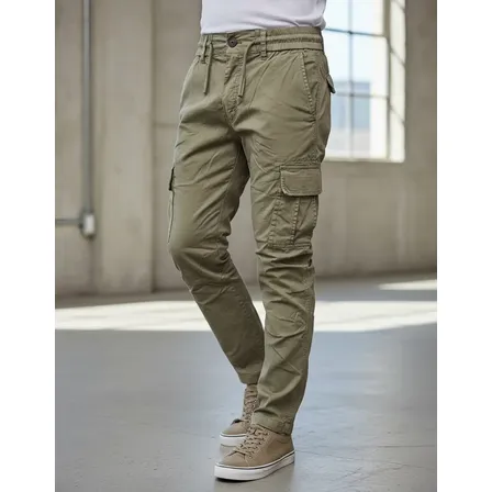 Pantalón Recto Elastizado Cargo Importados ...!!!
