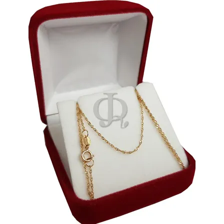 Cadena Oro 18k Singapur 40cm 45 Cm Mujer Garantia Jr Joyas N