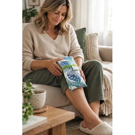 Almohadillas Terapeuticas Lavanda Y Semillas De Lino Lumbar