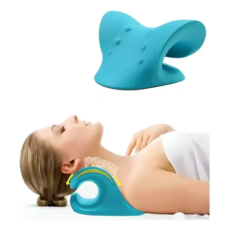 Almohada Quiropráctica Para Estiramiento Cuello Y Hombros