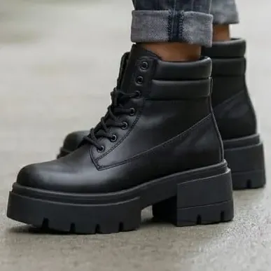 Botas Mujer Borcegos Zapatos Puño Moda Invierno 2019 Art 620