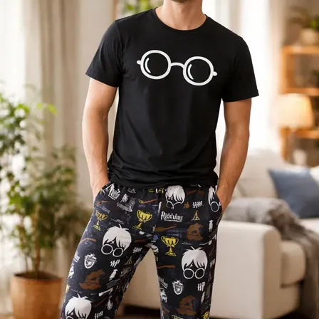 Conjunto Pijama Harry Potter Remera Pantalón Diseños Varios