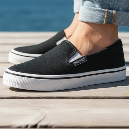 Alpargatas Wembly Panchas Unisex Nautica Clásicas Urbanas 90 Negro 44 Ar