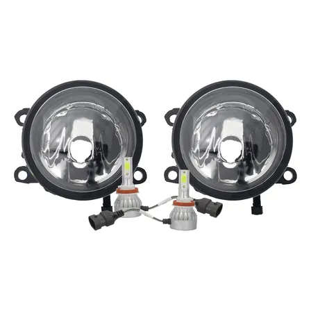 Faro Megane Ii 2005 A 2010 Con Cree Led Juego Par Antiniebla