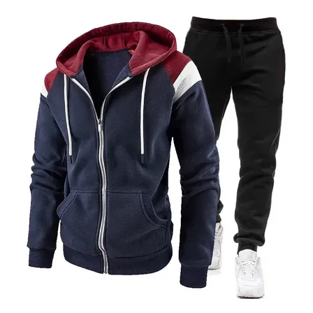 Conjunto Deportivo Otoño Invierno: Sudadera Capucha Pantalón