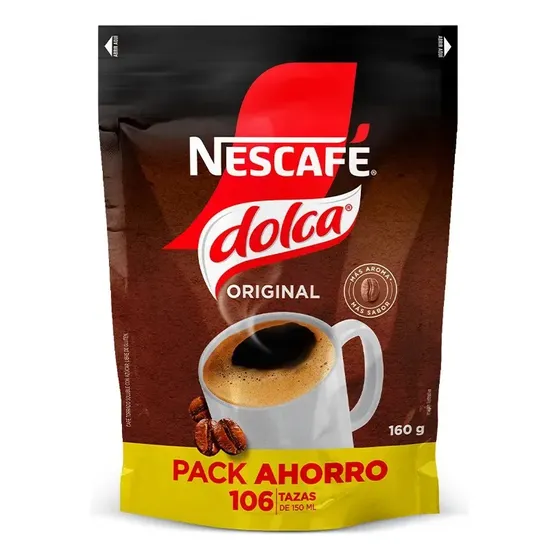 Café Instantáneo Nescafé Dolca Regular 160g