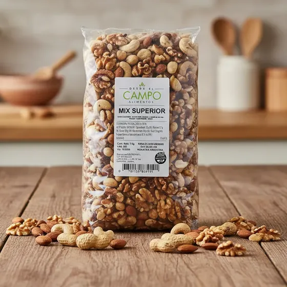 Frutos Secos Mix Superior Dec Alimentos 1 Kg 100% Natural