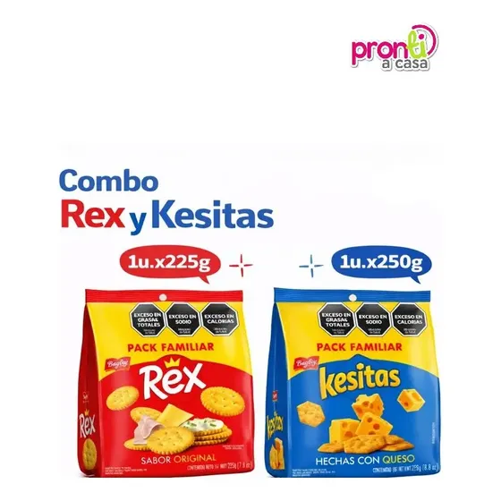 Pack Combinado - 1 Kesita + 1 Rex - Pack Familiar 225/250grs