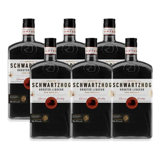 Schwartzhog Licor De Hierbas Original Crafted 700ml Caja X6
