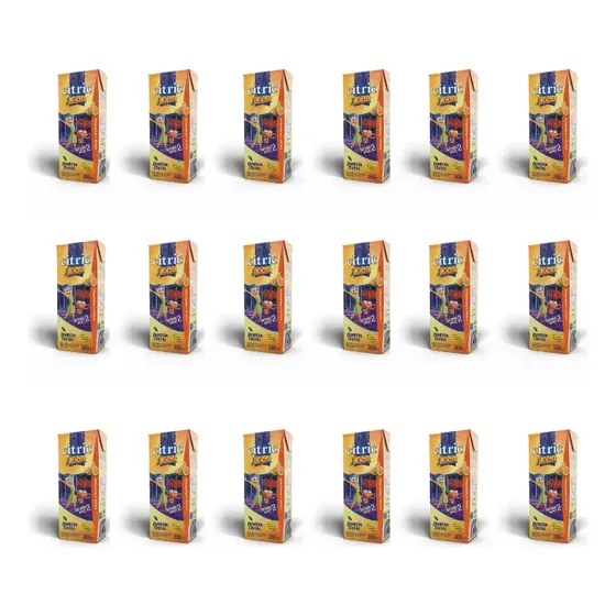 Jugo Naranja Kids Citric Pack 18 Un X 200ml