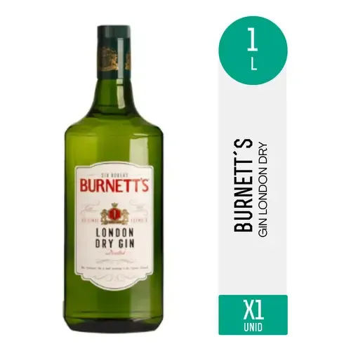 Gin Burnetts London Dry 1 litro