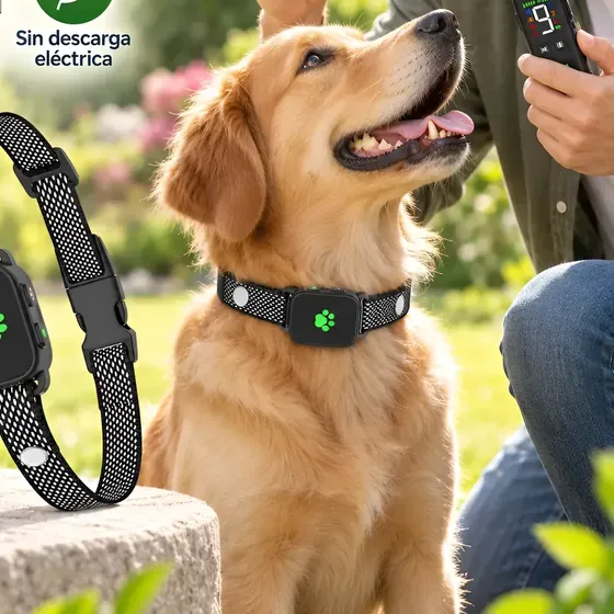 Collar Adiestramiento Anti Ladridos Perro + Control Remoto