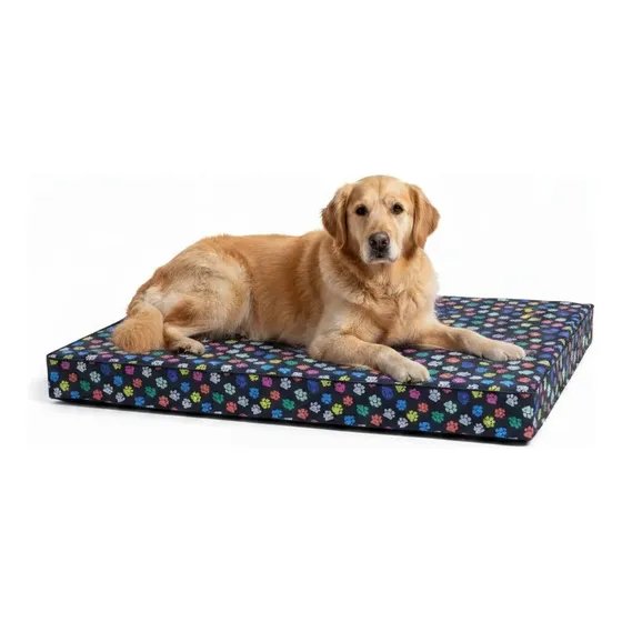 Colchón Cama Perros Placa De Espuma Antidesgarro 90x60