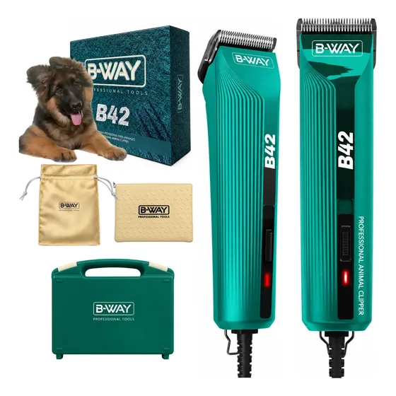 Cortadora Pelo Mascotas Bway B42 Peladora Con Accesorios