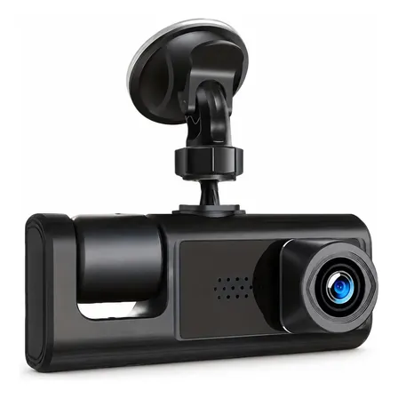 Cámara Dash Cam Para Auto Full Hd 1080p Dvr Con Ventosa Universal