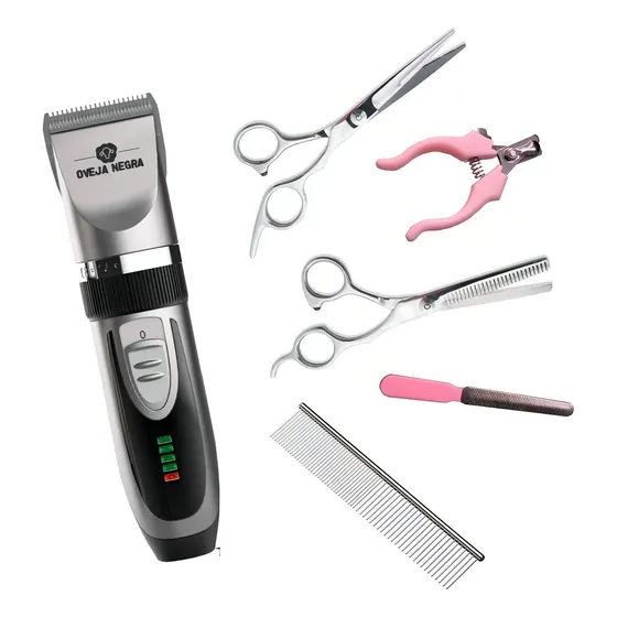 Peladora Perros Con Batería De Litio + Kit Mantenimiento