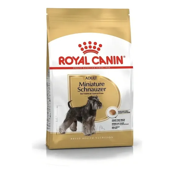 Alimento Royal Canin Breed Health Nutrition Miniature Schnauzer para perro adulto de raza mini sabor mezcla
