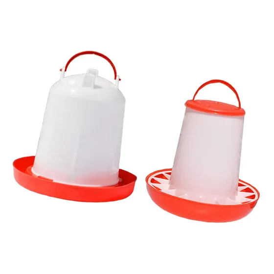 Set Comedero Y Bebedero Para Aves 17x15cm 18.5x18cm