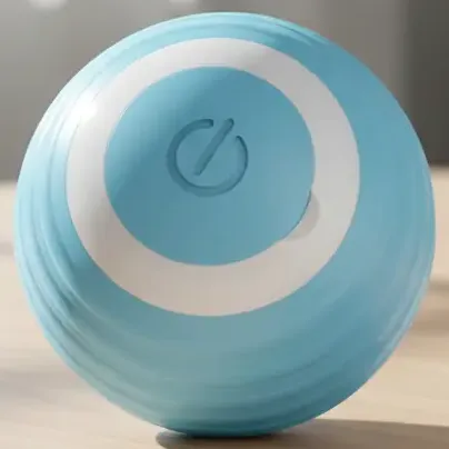 Pelota Pet Gravity Interactiva para Gato Recargable con Movimiento Automático Celeste