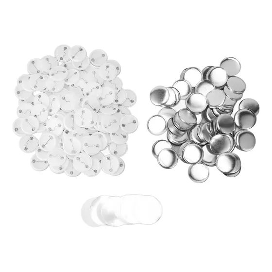 Suministros Para Hacer Botones De 32 Mm, 100 Juegos De Pieza