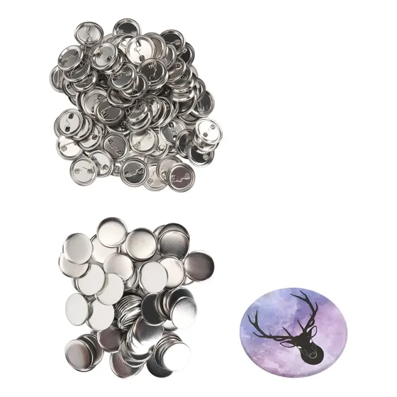 Suministros Para Hacer Botones De 37 Mm, 100 Piezas Traseras